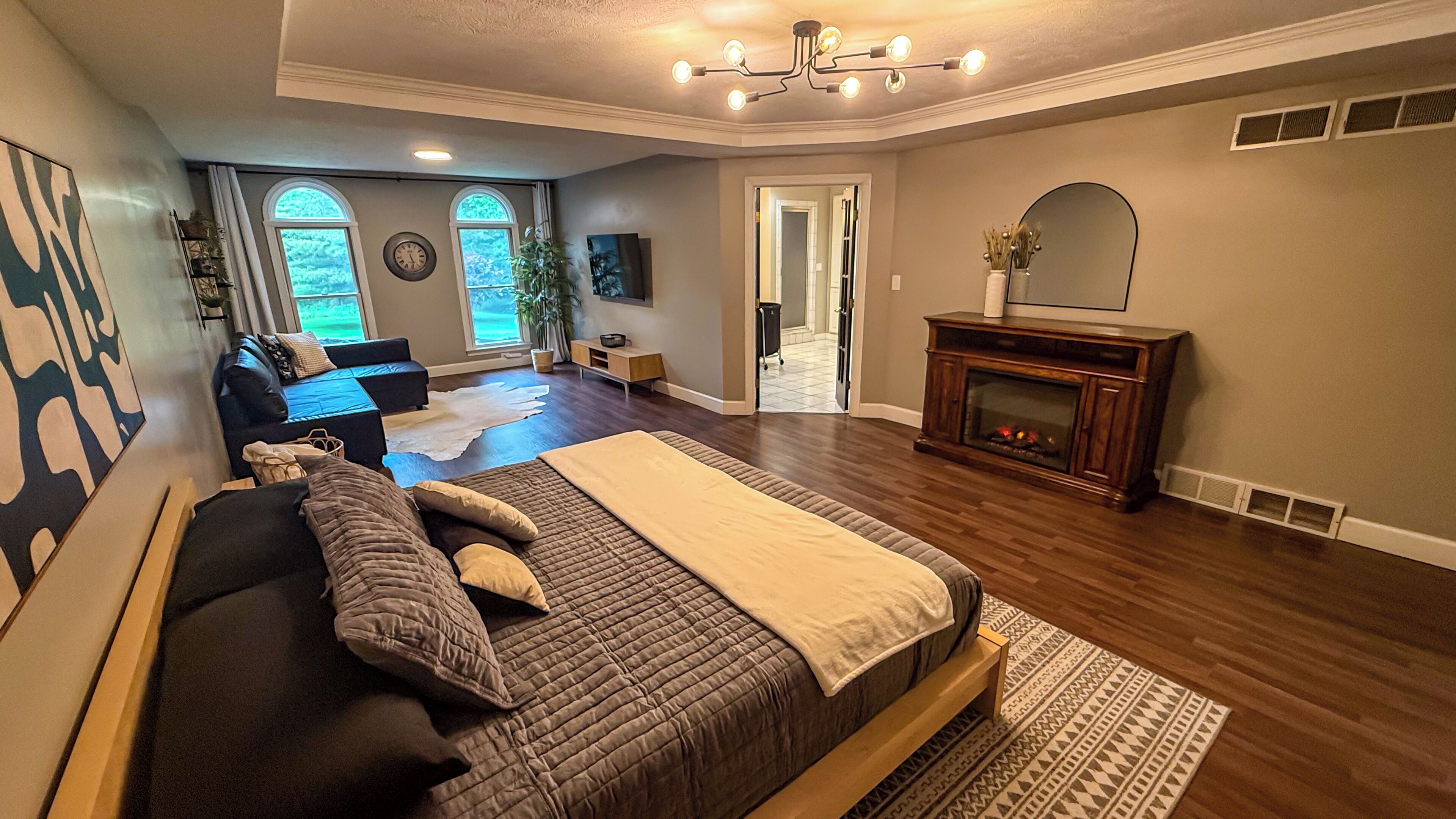 4 habitaciones, cuna de viaje, wifi gratis y ropa de cama 