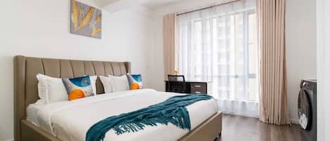 1 soverom, strykejern/-brett, wi-fi og sengetøy