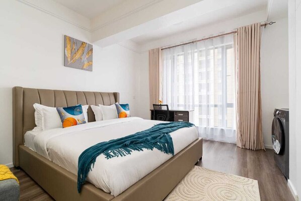 1 sovrum, strykjärn/strykbräda, wi-fi och sängkläder