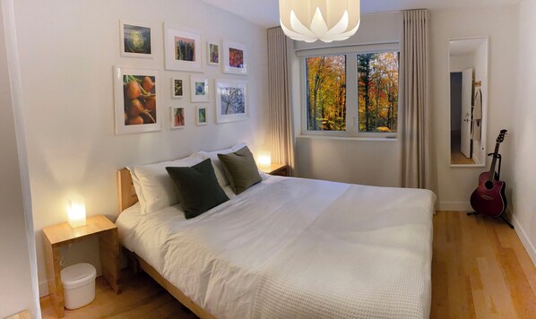 1 bedroom, iron/ironing board, internet, bed sheets