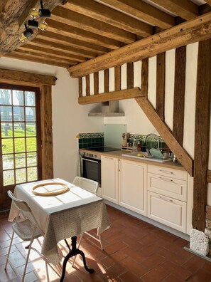Dining - Normandy cottage renovated in 2024, near Honfleur (Genneville)