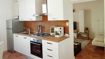 Kühlschrank, Ofen, Herdplatte, Geschirrspüler