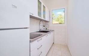 Fridge, stovetop, dishwasher