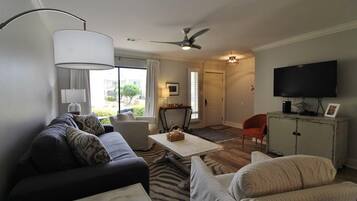 Townhome, Multiple Beds (Gulf Winds East #45) | Living area | TV