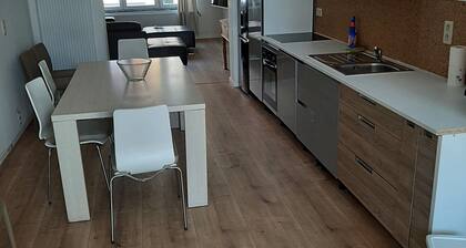 Spacious apartment sleeps 9 Central