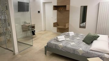 Quarto casal, sacada | Roupas de cama antialérgicas, edredons de pluma