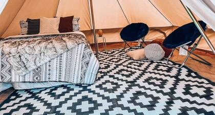 Poppy boho tent at Valley Village