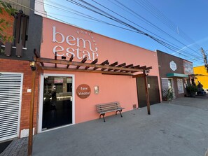 Façade de l’hébergement