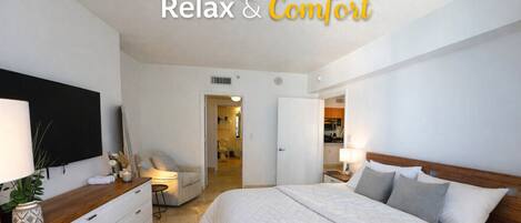 1 室のベッドルーム、デスク、アイロン / アイロン台、WiFi