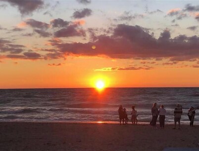 Cozy Grand Bend cabins with AC, WiFi, 8 bedrooms & baths—perfect for groups!