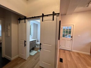 Towels, soap, shampoo, toilet paper