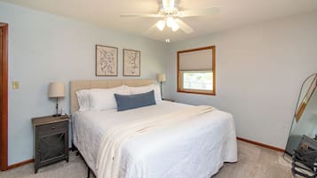 3 bedrooms, iron/ironing board, travel crib, free WiFi