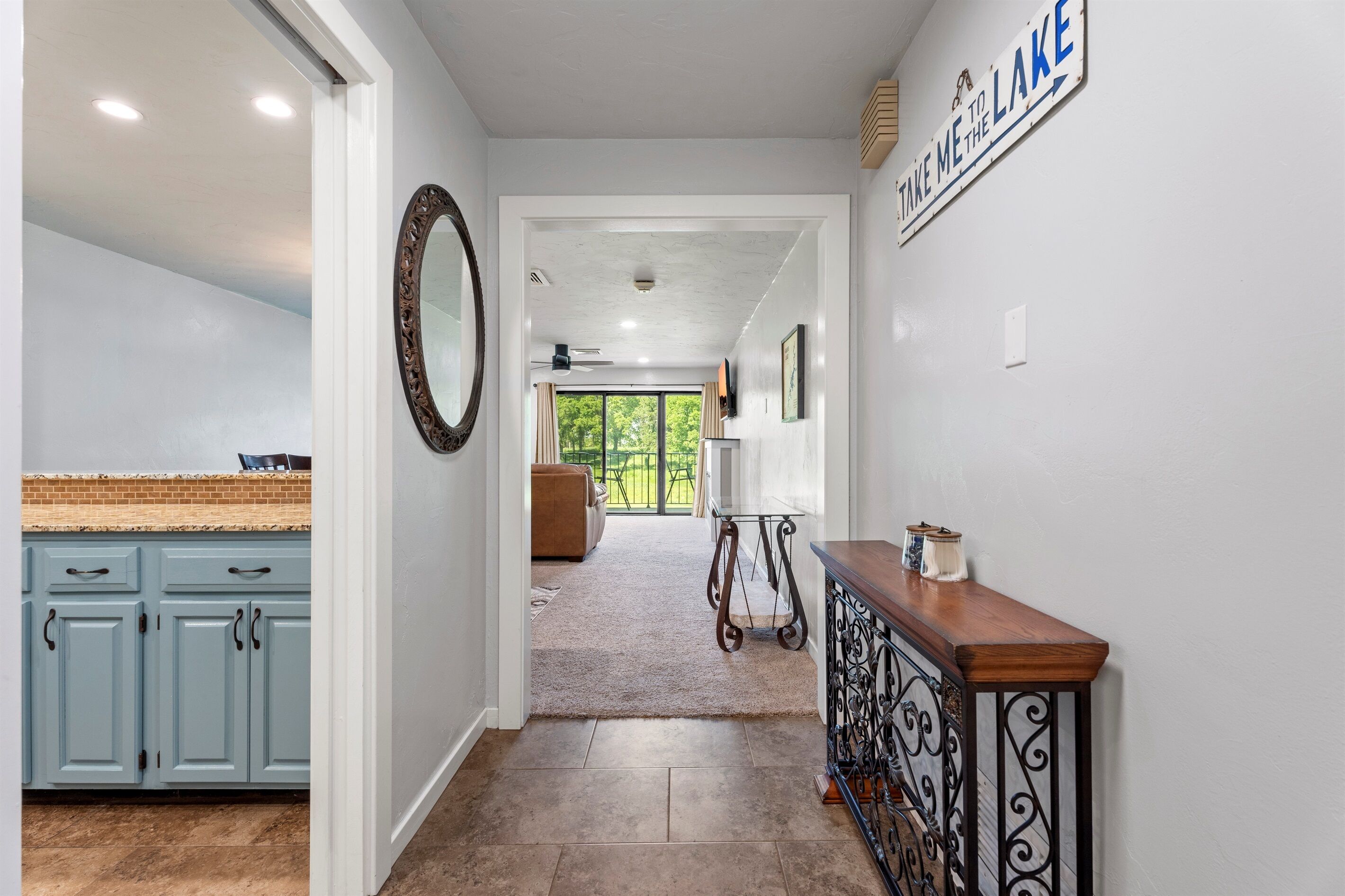 From Entrance door