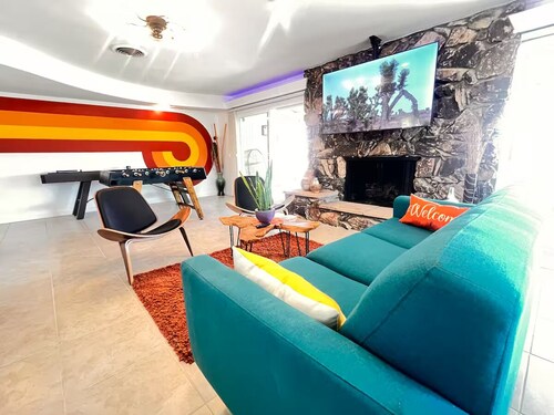 Atomic Arcade: Mid-Century Getaway with Games & Pool