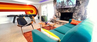 Atomic Arcade: Mid-Century Getaway with Games & Pool