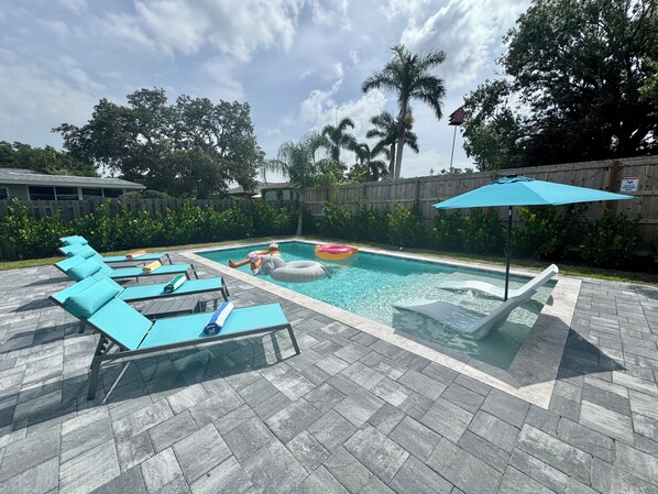 Außenpool, beheizter Pool