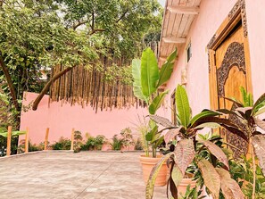 Standard Suite, Garden View | Terrace/patio - My Sisters House - Female Only Hostel (Sayulita)