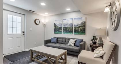 The Nook – Stylish Basement Stay - Waffles too!