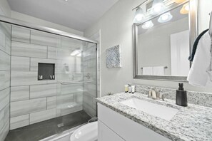 Hair dryer, towels