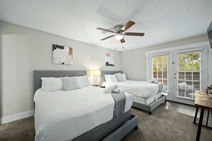 6 bedrooms, iron/ironing board, travel cot, free WiFi