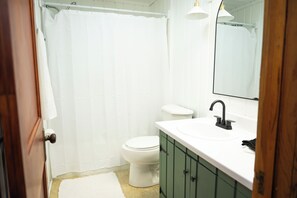 Towels, soap, toilet paper