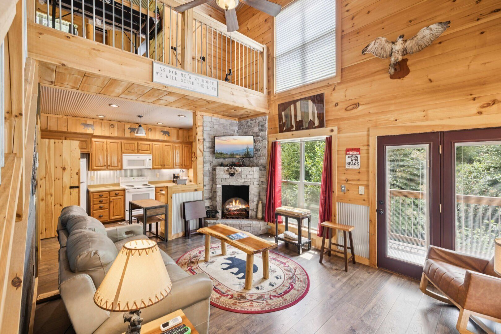 TV connectée, cheminée