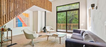 Modern Upstate Gem Surrounded by Trees with Hot Tub - 2.5 BD, 2 BH