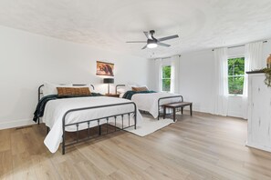 4 habitaciones, wifi gratis y ropa de cama 