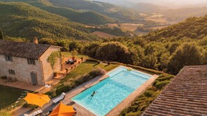 Una piscina climatizada
