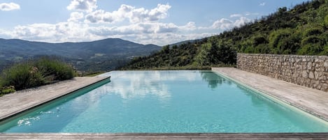 Una piscina climatizada
