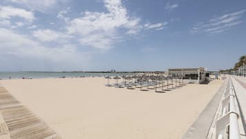 En la playa