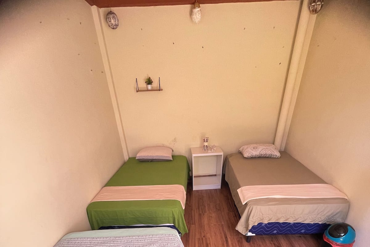 Basic Triple Room, Patio, Garden View | Free WiFi, bed sheets