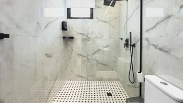 Hair dryer, towels
