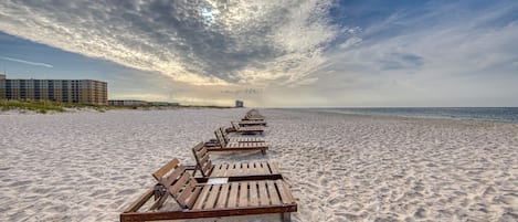 On the beach