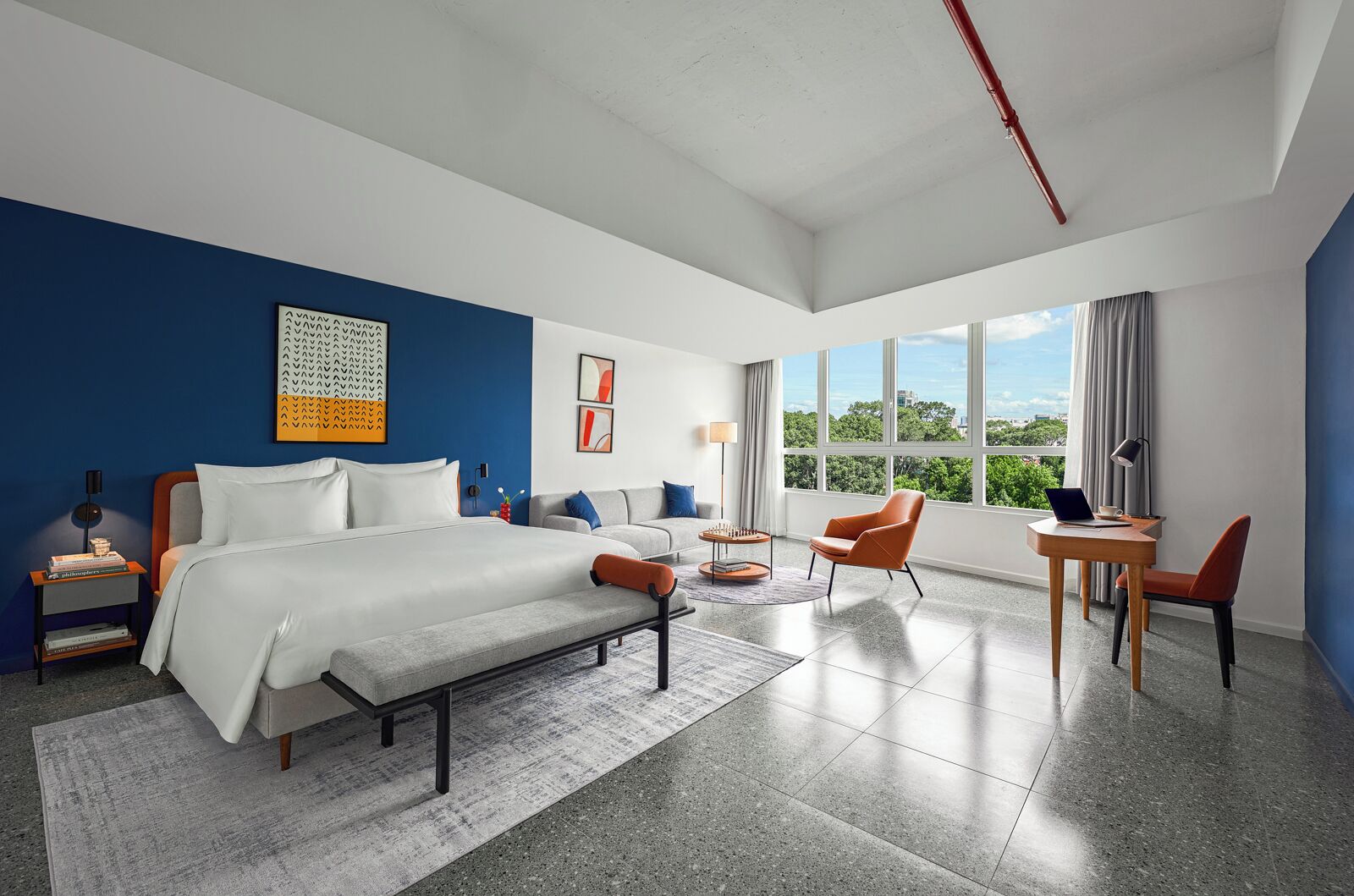 Premier Room, Park View | In-room safe, desk, laptop workspace, blackout drapes