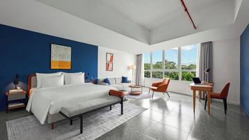 Premier Room, Park View | In-room safe, desk, laptop workspace, blackout drapes