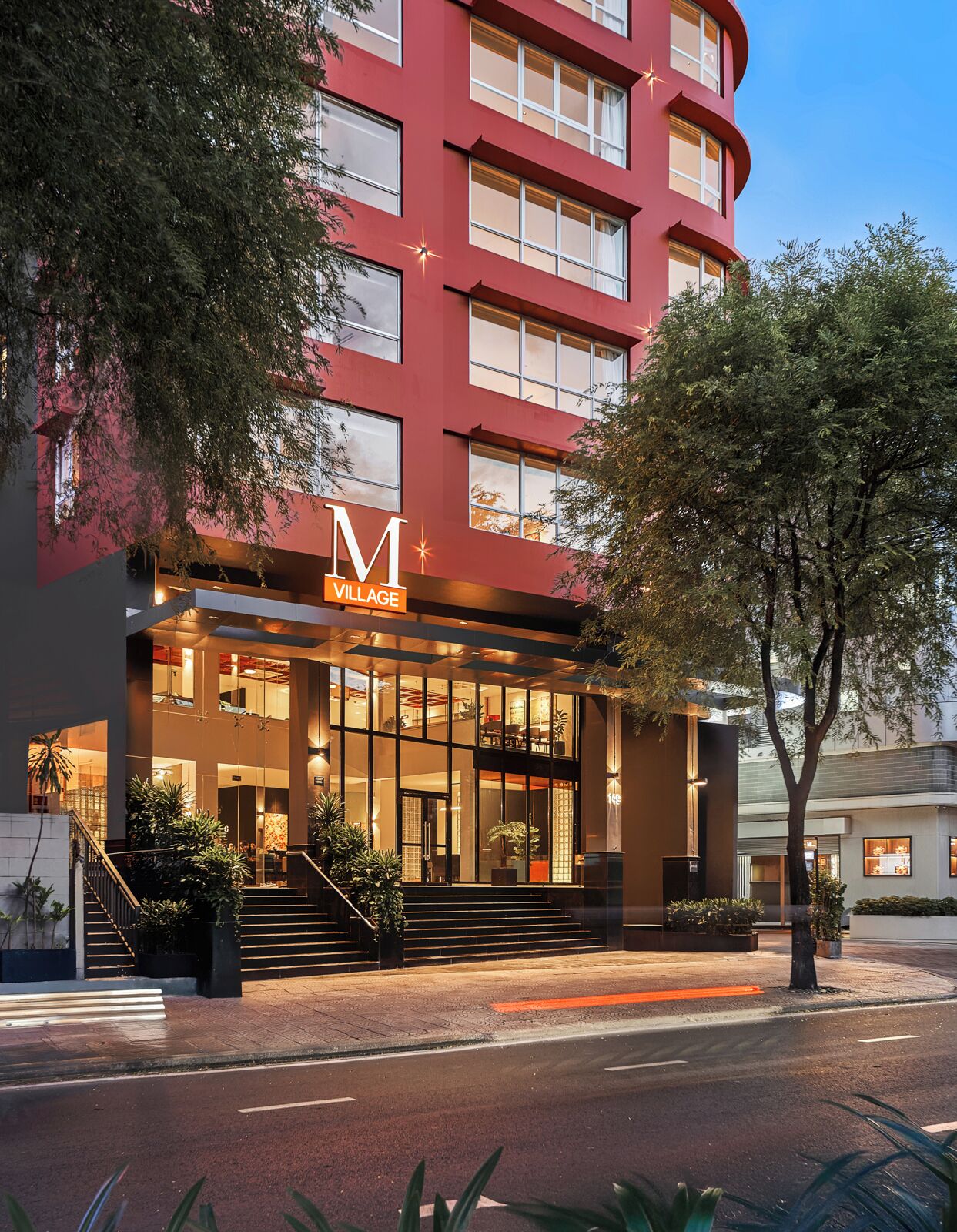 Façade de l’hébergement