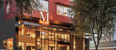 Voorkant van accommodatie