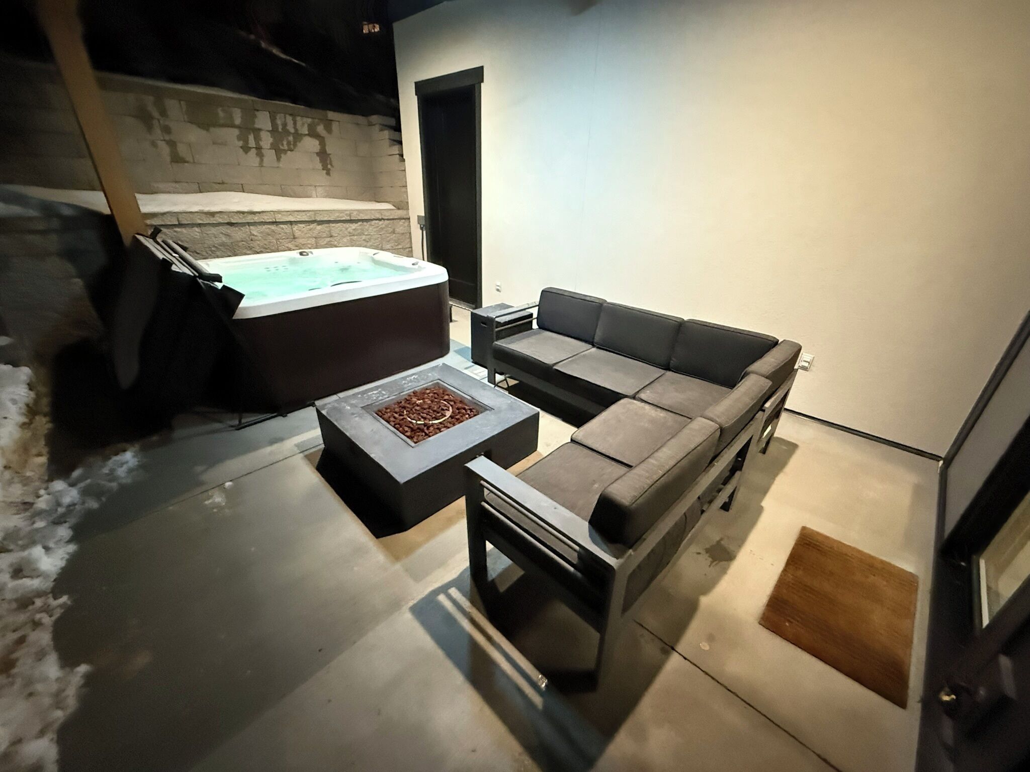 Bain à remous intérieur