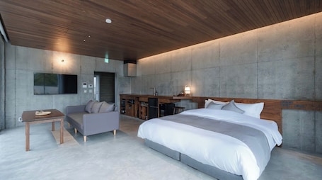 1 bedroom, desk, free WiFi, bed sheets. AnnexBEKKAN2 With openair bath | Room only E / Nishinomote Kagoshima