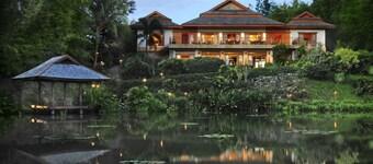 A private luxury retreat set in lush gardens and rice fields