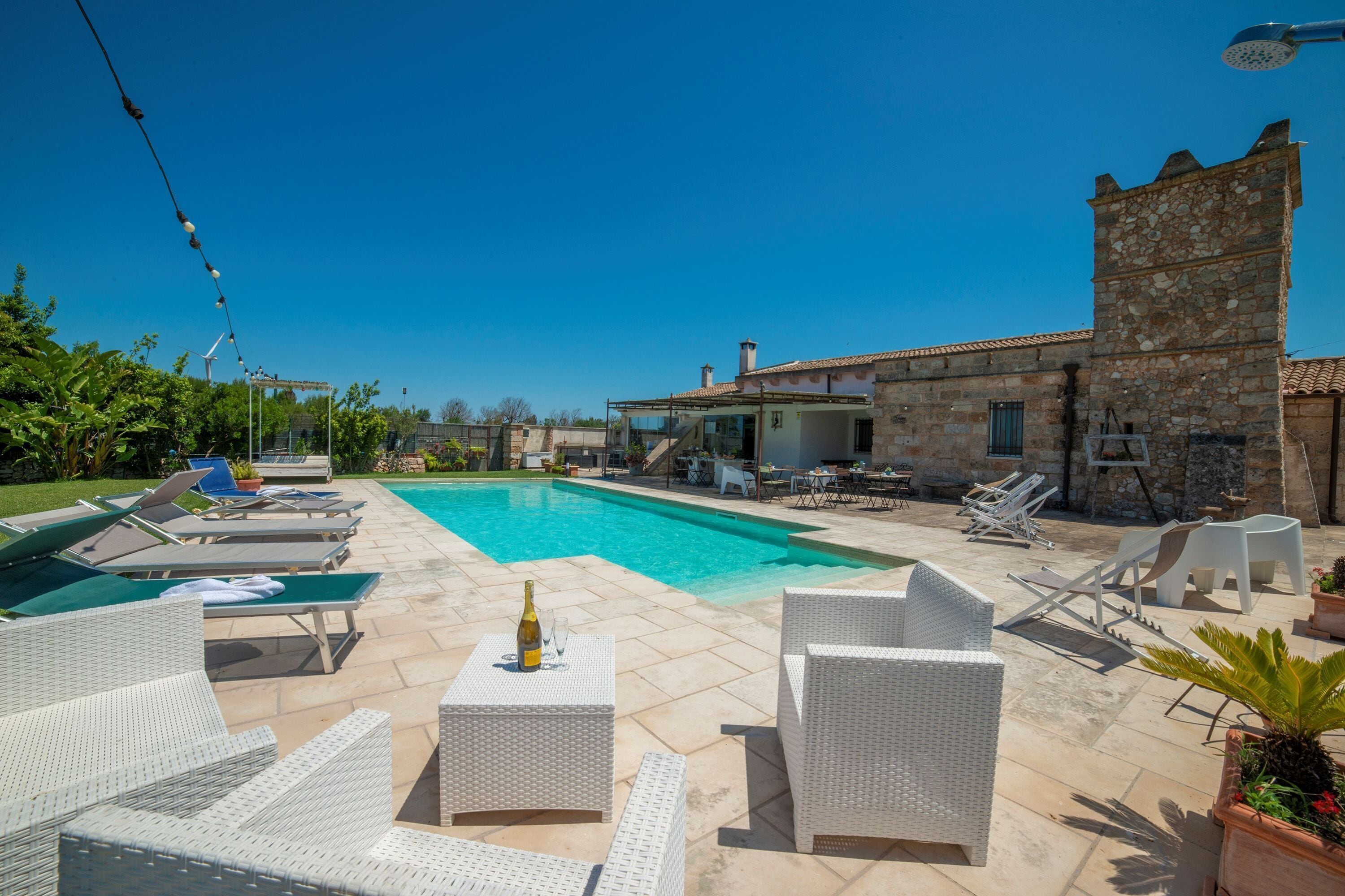 Family Villa, 5 Bedrooms, Terrace (Masseria Santu Lasi) | Pool | Seasonal outdoor pool