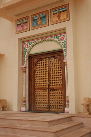 Front of property - evening/night - Agastya Vilas Resort (Sujangarh)