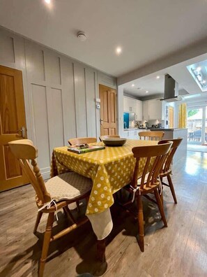 Dining - Victorian Home with Courtyard, Off-Site Parking (Cambridgeshire)