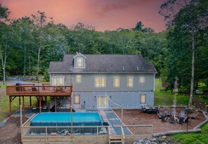 Exterior - Dog Friendly Farmhouse w/ Pool, Hot Tub, Fire Pit (East Stroudsburg)
