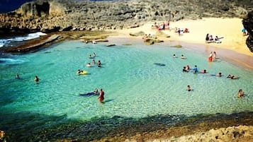 Sun loungers, beach towels