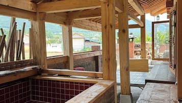 Luxury House, Kitchenette, Mountain View | Terrace/patio