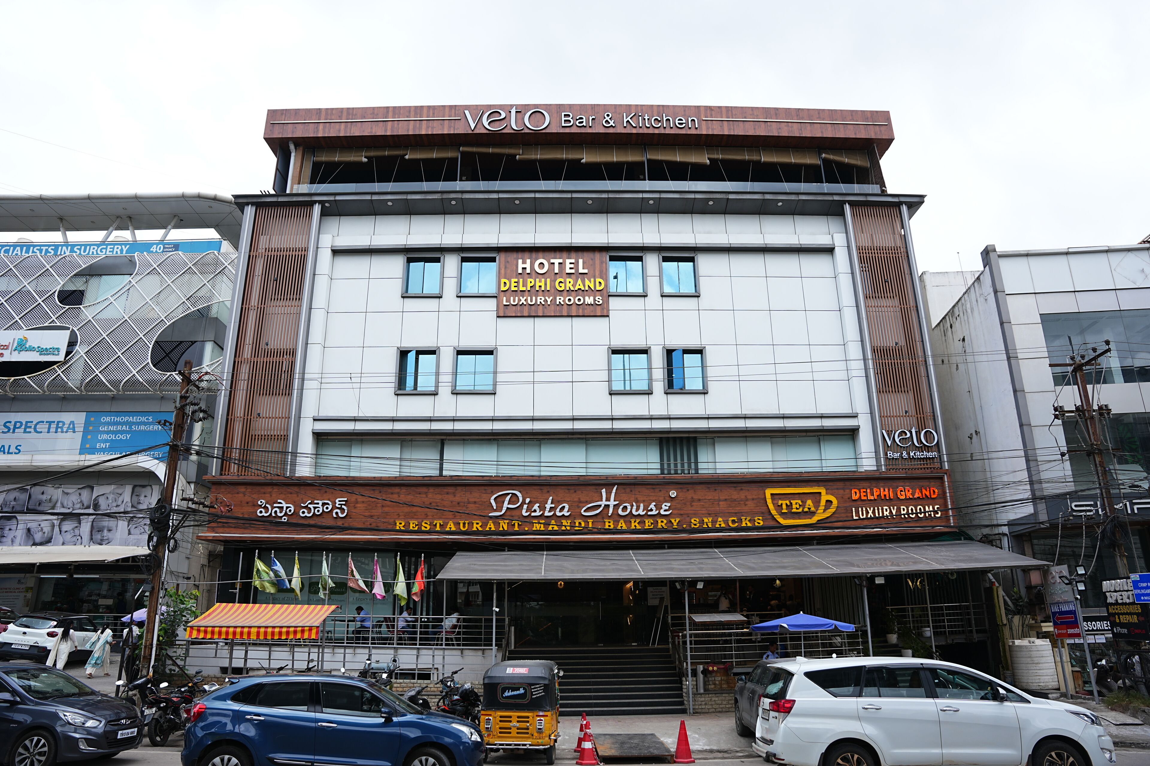 Fassade der Unterkunft