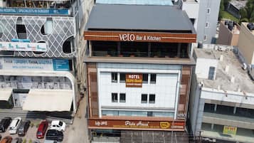 Majoituspaikan julkisivu