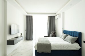 1 bedroom, in-room safe, iron/ironing board, travel crib